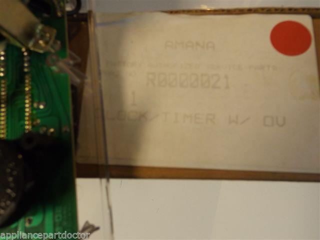 Amana Stove R0000021 Clock Timer NEW IN BOX Amana Stove R0000021 Clock Timer NEW IN BOX